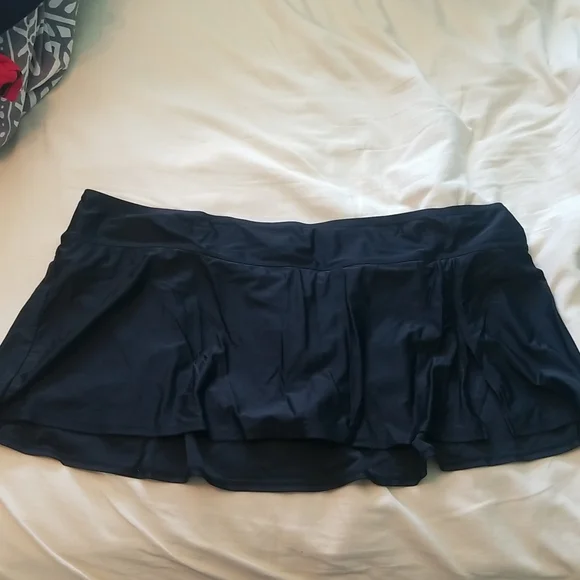 Ava Viv Swim Avaviv Black Swim Skirt Poshmark